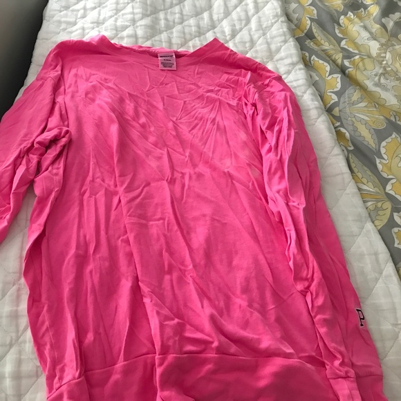 Neon Pink Crewneck Sweatshirt - Picture 1 of 2